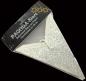 Preview: Baby Meteor Silvercrash white  - Foldable glowing Paperstar with 7 points, 40 cm